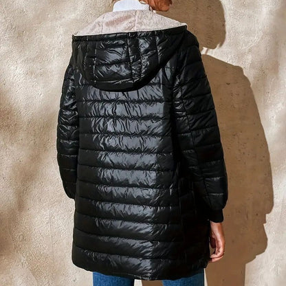⌛Limited-Time Offer-Women's Quilted Hooded Warm Winter Coat with Zipper