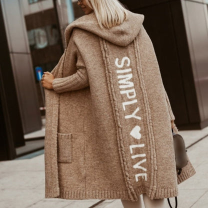 👚✨Women's Long Hooded Knit Cardigan✨𝘉𝘶𝘺 𝘢𝘯𝘺 2 𝘢𝘯𝘥 𝘨𝘦𝘵 𝘢𝘯 𝘦𝘹𝘵𝘳𝘢 8% 𝘥𝘪𝘴𝘤𝘰𝘶𝘯𝘵
