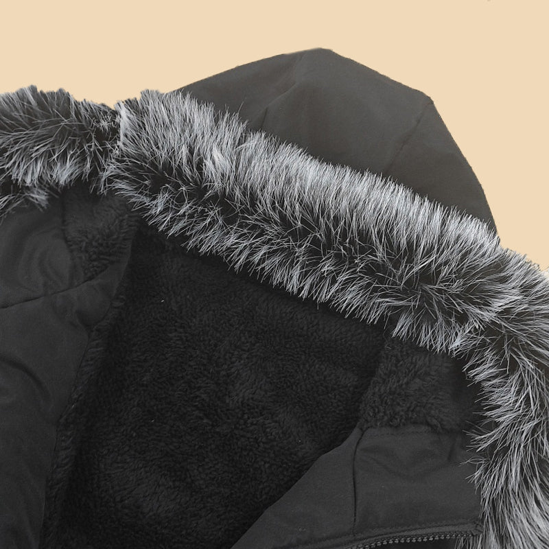 ❄️ Built for Cold Days | Men's Windproof Hooded Thermal Mid-Length Parka Jacket ⚡ Free Shipping