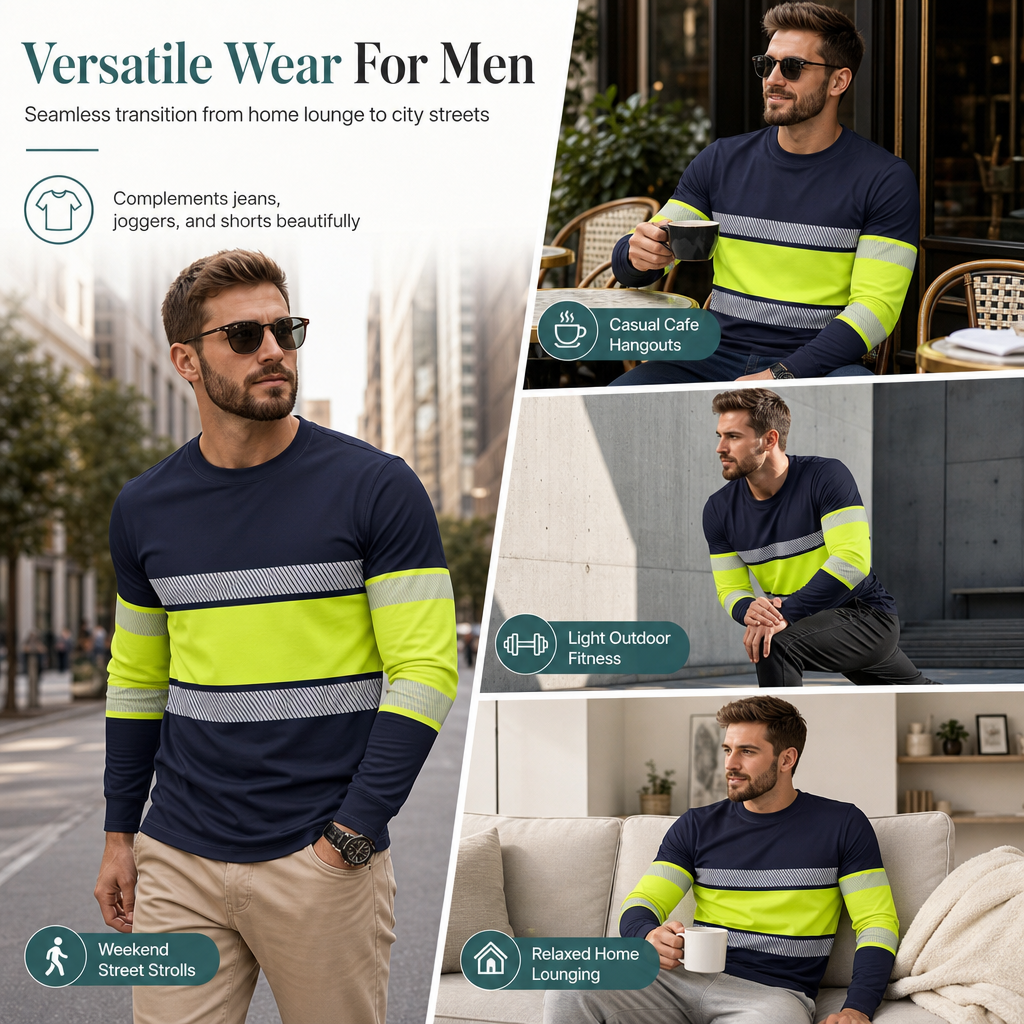 Men's Casual Long Sleeve T-Shirt