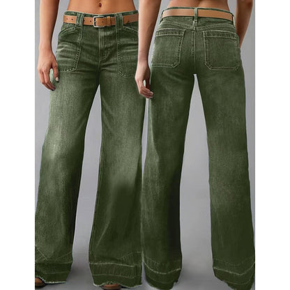 Wowen's Stretch Straight Leg Jeans