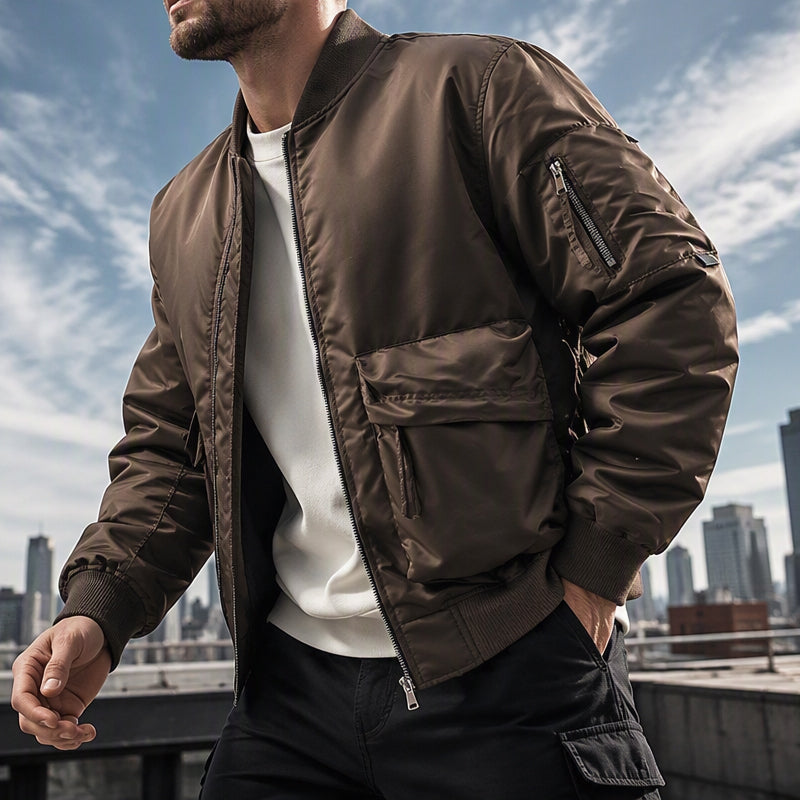🧥 Classic Bomber, Easy Layering | Men's Utility MA-1 Jacket ⚡ Free Shipping