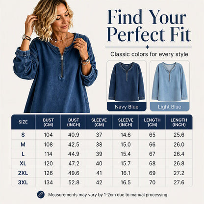✨ Modern Knit Detail | Women's Ribbed Knit Top with Asymmetrical Zipper