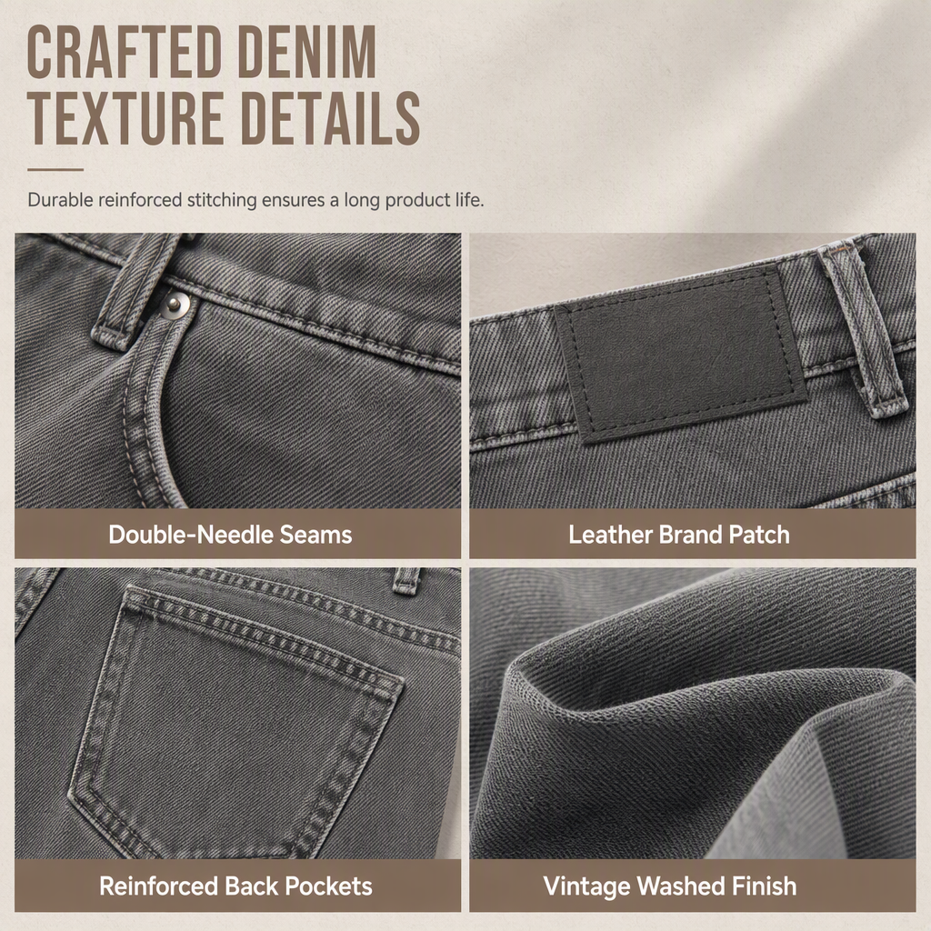👖 Retro Denim Comfort | Women's High-Waisted Relaxed Straight-Leg Jeans with Vintage Wash