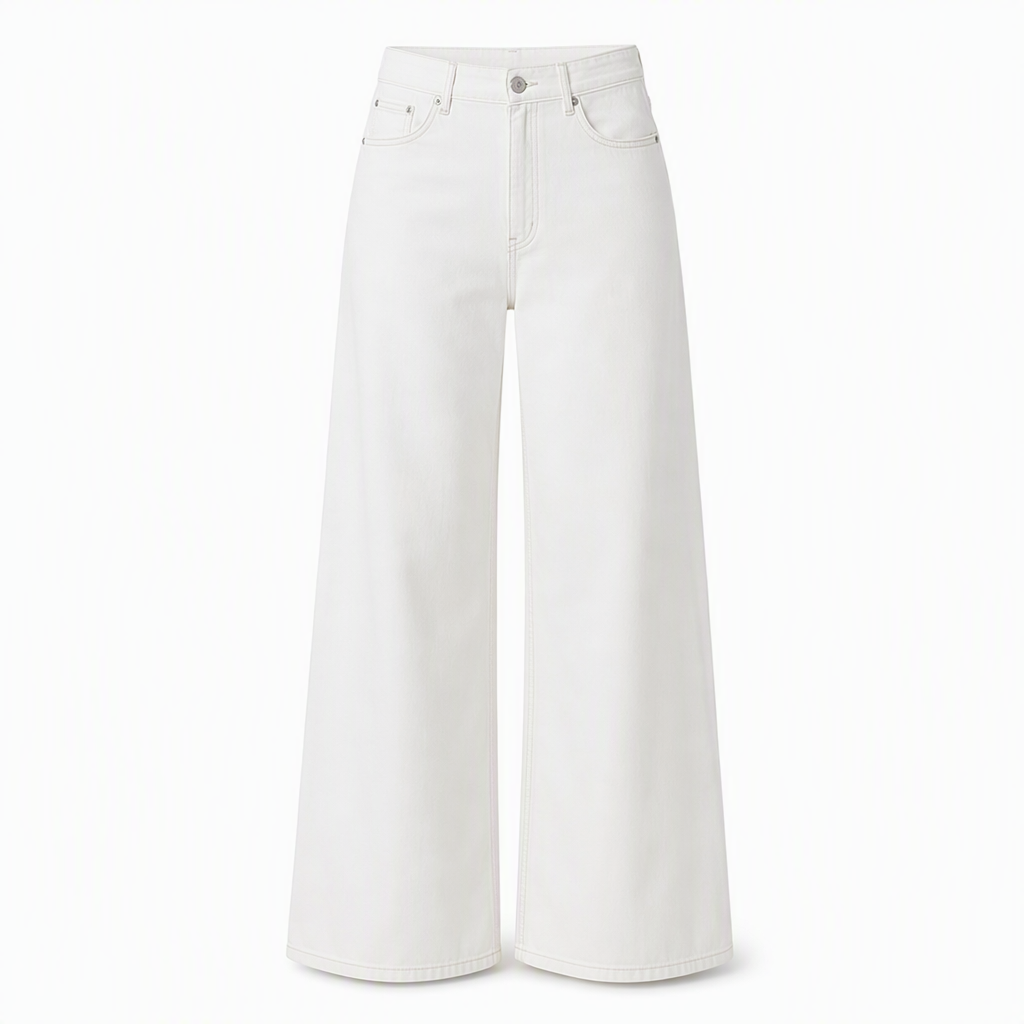 👖 Retro Denim Comfort | Women's High-Waisted Relaxed Straight-Leg Jeans with Vintage Wash
