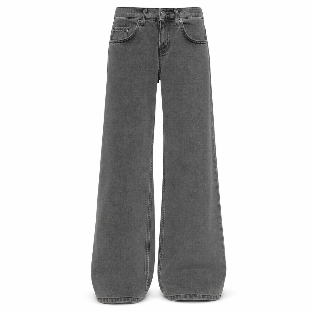 👖 Retro Denim Comfort | Women's High-Waisted Relaxed Straight-Leg Jeans with Vintage Wash
