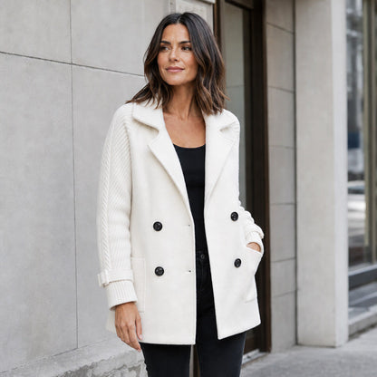 ⏳LAST DAY SALE 52% OFF!!🔥Women's Casual Double Breasted Lapel Coat🧥FREE SHIPPING🚚