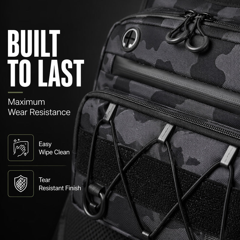🔥 Gear Within Reach | Men’s Waterproof Tactical Chest Bag with Adjustable Vest Fit