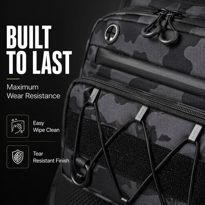 🔥 Gear Within Reach | Men’s Waterproof Tactical Chest Bag with Adjustable Vest Fit