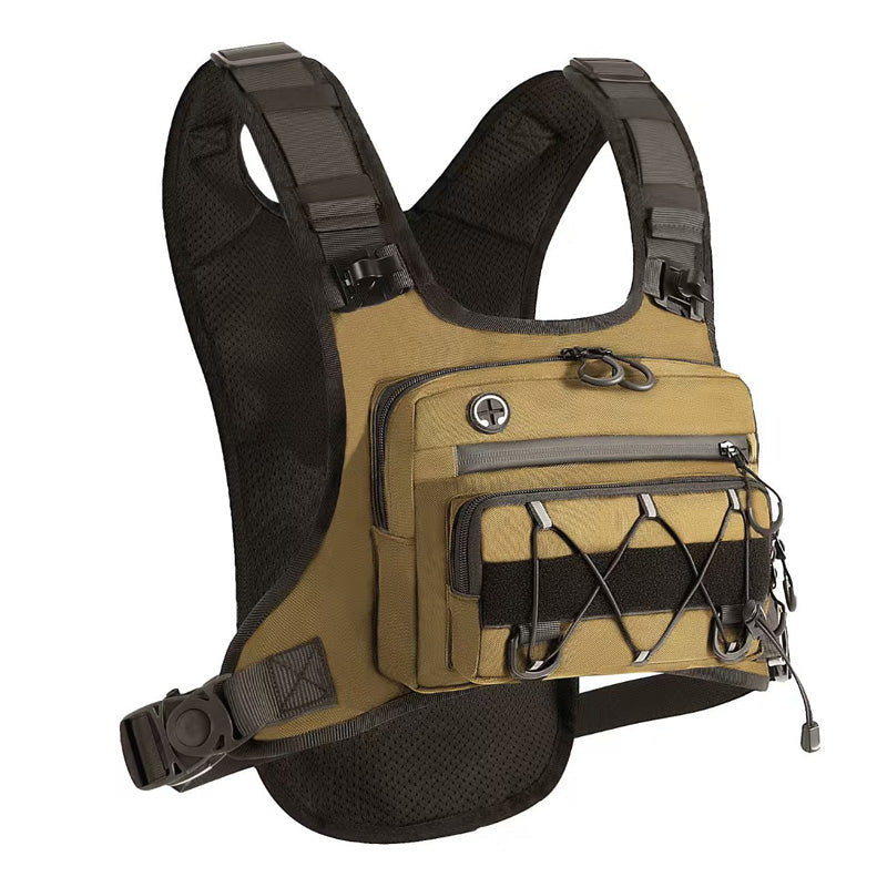 🔥 Gear Within Reach | Men’s Waterproof Tactical Chest Bag with Adjustable Vest Fit