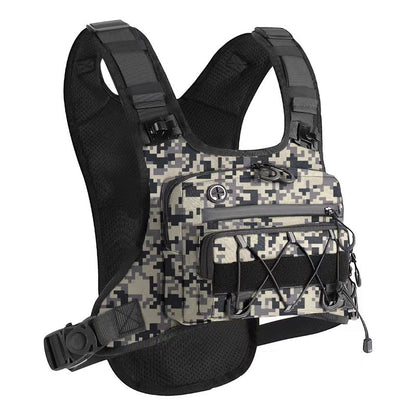 🔥 Gear Within Reach | Men’s Waterproof Tactical Chest Bag with Adjustable Vest Fit