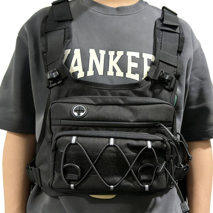 🔥 Gear Within Reach | Men’s Waterproof Tactical Chest Bag with Adjustable Vest Fit