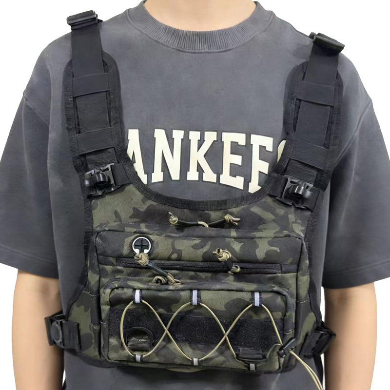 🔥 Gear Within Reach | Men’s Waterproof Tactical Chest Bag with Adjustable Vest Fit