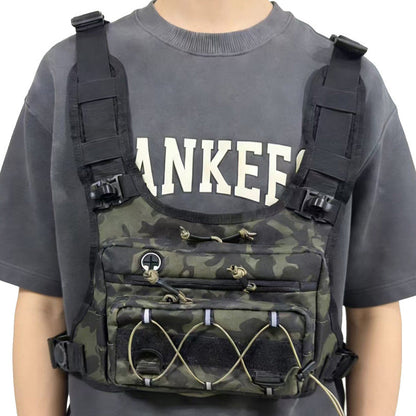 🔥 Gear Within Reach | Men’s Waterproof Tactical Chest Bag with Adjustable Vest Fit