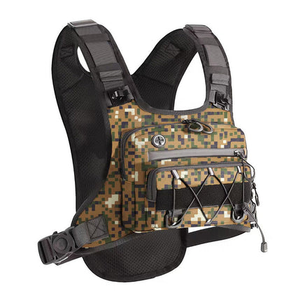 🔥 Gear Within Reach | Men’s Waterproof Tactical Chest Bag with Adjustable Vest Fit