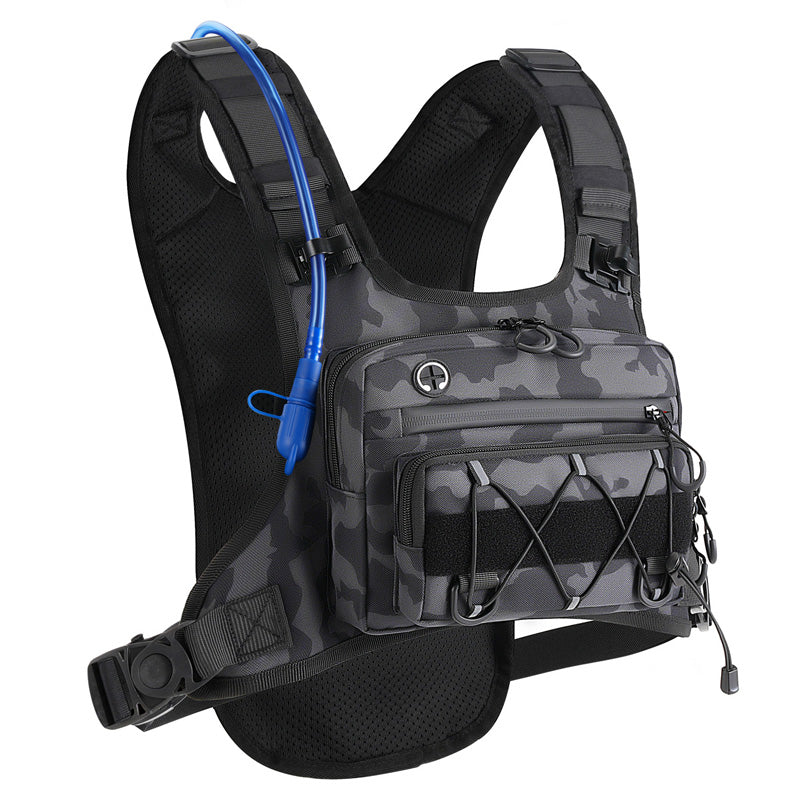 🔥 Gear Within Reach | Men’s Waterproof Tactical Chest Bag with Adjustable Vest Fit