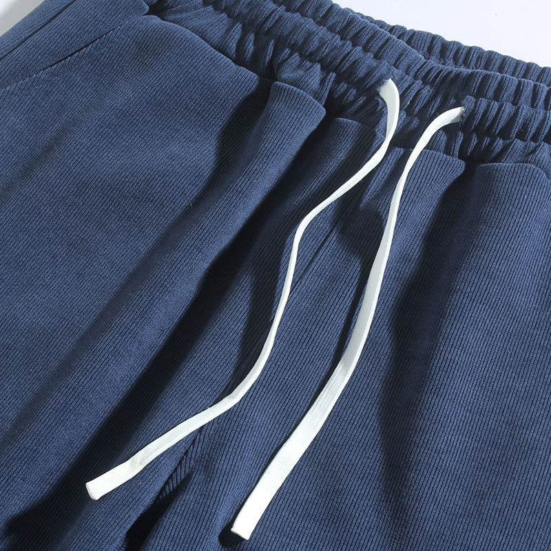 👖 Textured Everyday Style | Men’s Relaxed Straight-Leg Corduroy Pants
