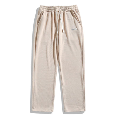 👖 Textured Everyday Style | Men’s Relaxed Straight-Leg Corduroy Pants