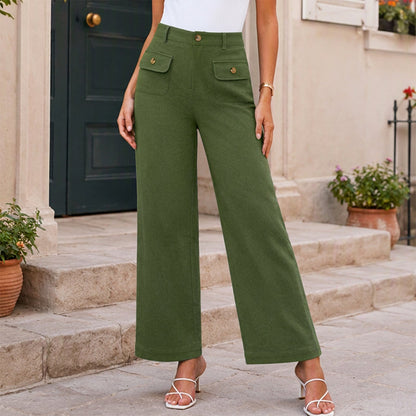 ✨ Easy Flow | Women’s High-Waisted Wide-Leg Pants