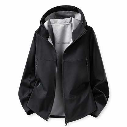 🏕️ Ready for the Outdoors | Unisex Water-Resistant Hooded Softshell Jacket