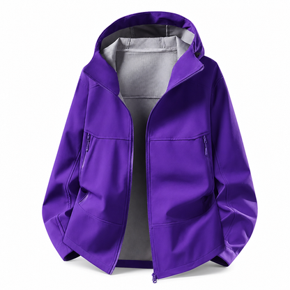 🏕️ Ready for the Outdoors | Unisex Water-Resistant Hooded Softshell Jacket