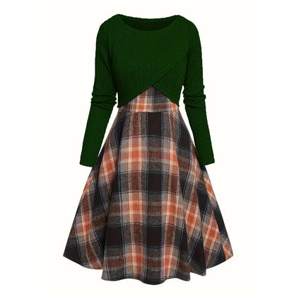 🍂 New Arrival Hot Pick ✨ Women's Plaid Two-Piece Set – Chic Style & Effortless Elegance 🤎