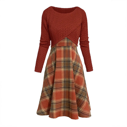 🍂 New Arrival Hot Pick ✨ Women's Plaid Two-Piece Set – Chic Style & Effortless Elegance 🤎