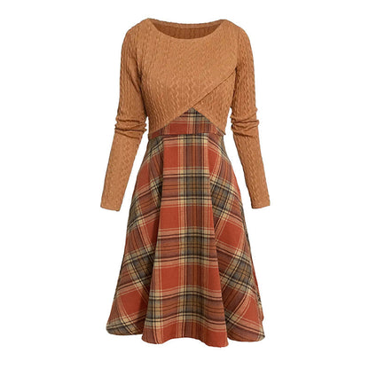 🍂 New Arrival Hot Pick ✨ Women's Plaid Two-Piece Set – Chic Style & Effortless Elegance 🤎