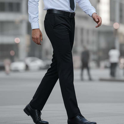 Men's Classic Fit Lightweight Casual Stretch Suit Pants