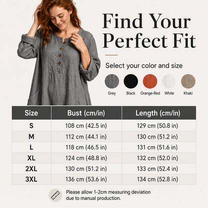 ✨ Easy Everyday Elegance | Women’s Casual Maxi Dress with Side Pockets