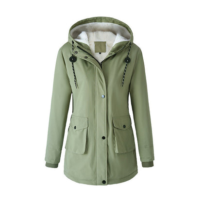 🧥 Polished Everyday Coverage | Women’s Hooded Longline Parka Coat