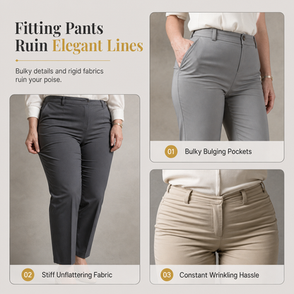 Elegant Satin High Waisted Wide Leg Pants with Asymmetrical Waist