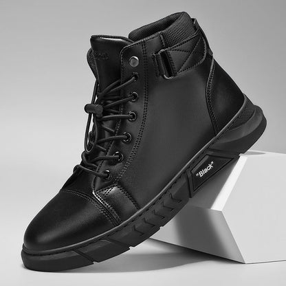 🥾 Rugged Everyday Protection | Men’s Waterproof Genuine Leather Combat Boots ⚡ Free Shipping