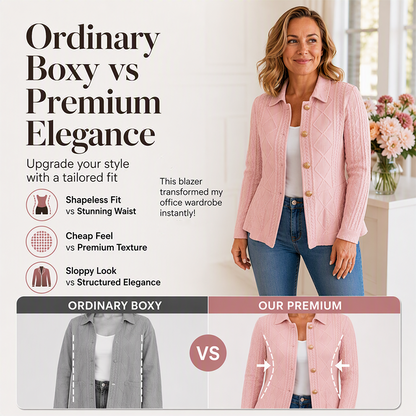 ✨ Feminine Tailoring | Women’s Ruffled Peplum Blazer