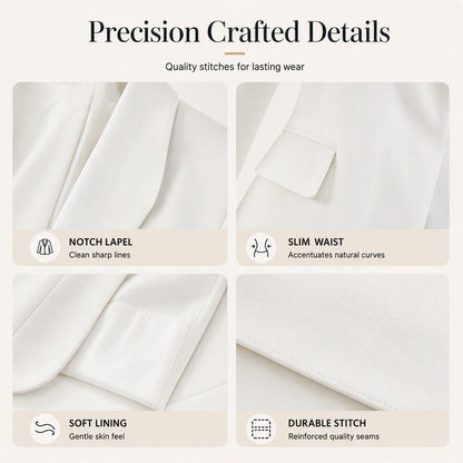 🧥 Flattering Slim Fit, Effortless Blazer Style | Women's Versatile Blazer