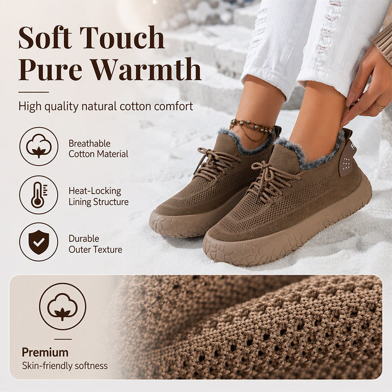 ☁️ Cozy Steps | Women’s Plush-Lined Casual Shoes