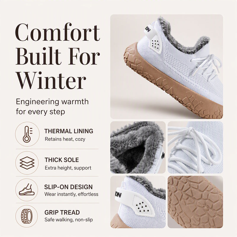 ☁️ Cozy Steps | Women’s Plush-Lined Casual Shoes