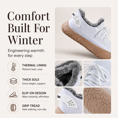 ☁️ Cozy Steps | Women’s Plush-Lined Casual Shoes
