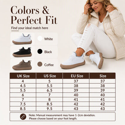 ☁️ Cozy Steps | Women’s Plush-Lined Casual Shoes
