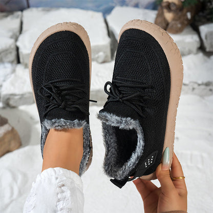 ☁️ Cozy Steps | Women’s Plush-Lined Casual Shoes