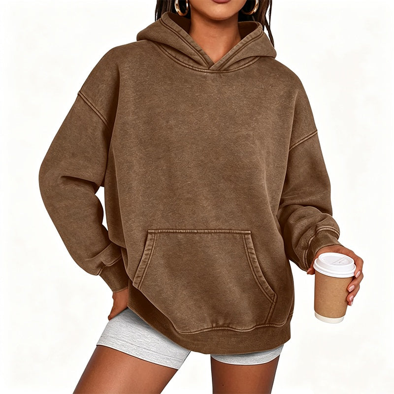 ⌛Limited-Time Offer-Unisex Casual Oversized Acid Wash Hoodie