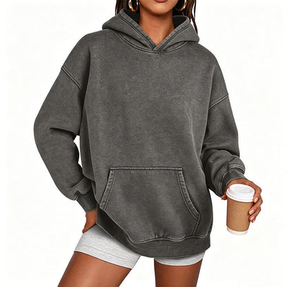 ⌛Limited-Time Offer-Unisex Casual Oversized Acid Wash Hoodie