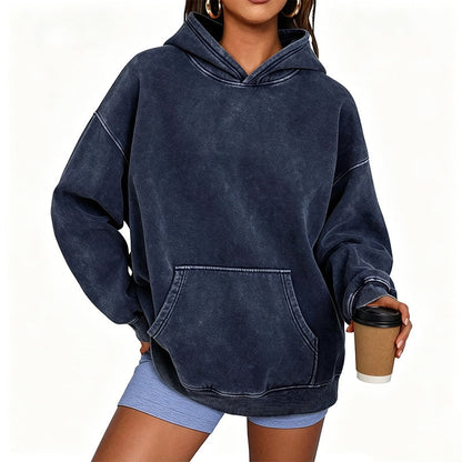 ⌛Limited-Time Offer-Unisex Casual Oversized Acid Wash Hoodie