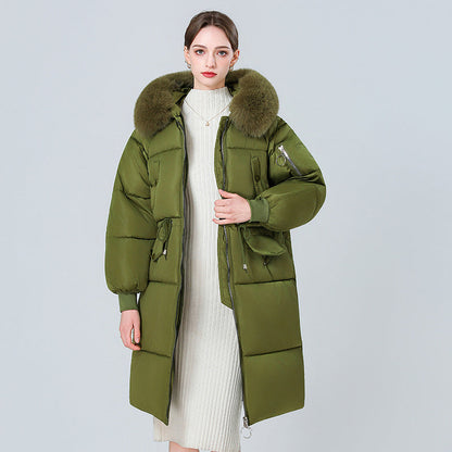 ⌛Limited-Time Offer-Women's Mid-Long Thickened Padded Coat