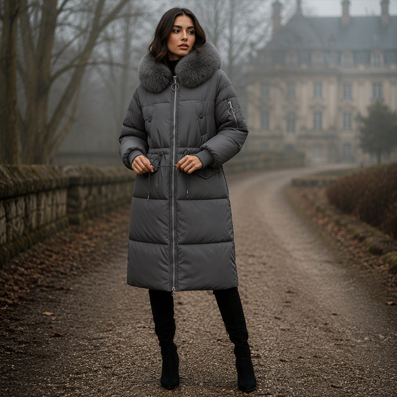 ⌛Limited-Time Offer-Women's Mid-Long Thickened Padded Coat