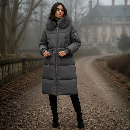 ⌛Limited-Time Offer-Women's Mid-Long Thickened Padded Coat