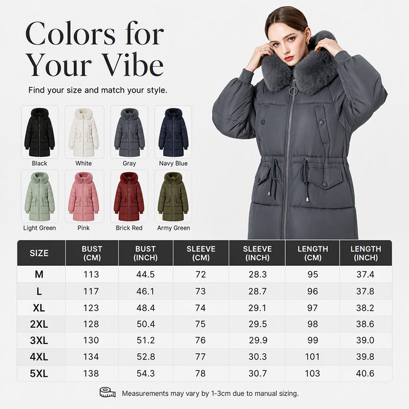 ⌛Limited-Time Offer-Women's Mid-Long Thickened Padded Coat