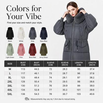 ⌛Limited-Time Offer-Women's Mid-Long Thickened Padded Coat