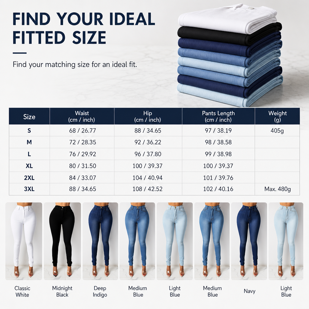 All-Day Comfort, Flattering Shape | High-Waisted Stretch Pencil Pants