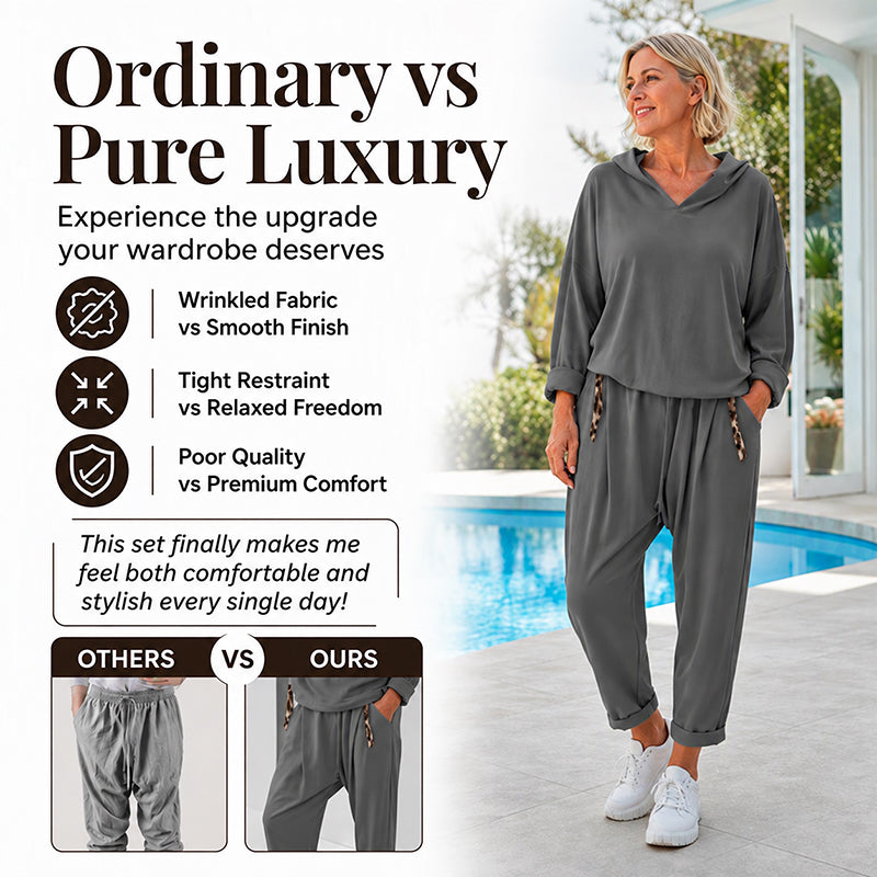 ✨Women's Hooded Sweatshirt & Lounge Pants Set